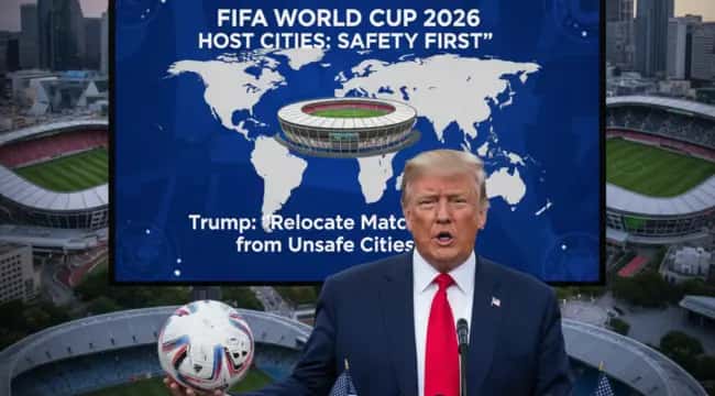 Donald Trump Suggests Moving 2026 FIFA World Cup Matches from ‘Unsafe’ Host Cities